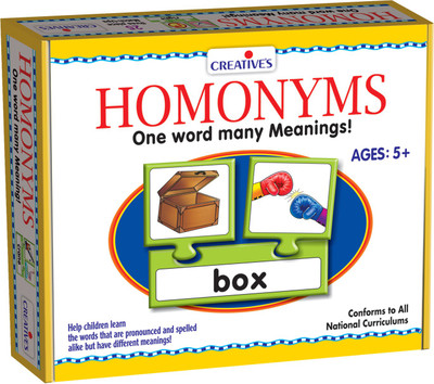 

Creatives HOMONYMS One Word Many Meanings(Multicolor)