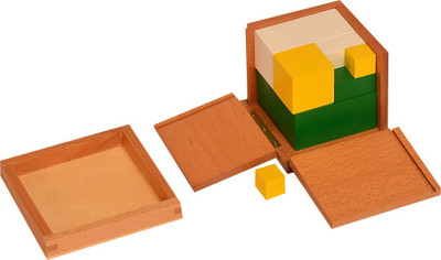 

Kidken Montessori Power of 2 cube(Multicolor)