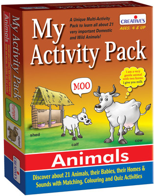 

Creatives My Activity Pack-Animals(Multicolor)