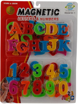 Tinee Magnetic Alphabets & Numbers -(Multicolor)