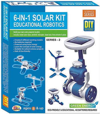 

Ekta 6in1 Solar Kit Robotics Series-2 DIY Kit(Multicolor)