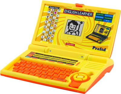 

Prasid Kids English Learner Computer Toy Educational Laptop(Yellow, Orange)