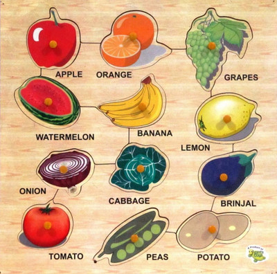 

DealBindaas Wooden Puzzle Fruits(Multicolor)
