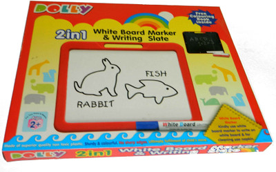 10% OFF on Dolly 2 in1 White Board for drawing and Writing Slate + Free colouring book!(Multicolor) 10% OFF on Dolly 2 in1 White Board for drawing and Writing Slate + Free colouring book!(Multicolor)