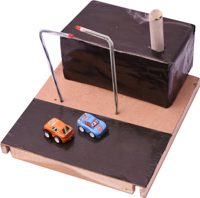 

ProjectsforSchool Air Pollution Working Model - DIY kit for Science Projects for School(Multicolor)