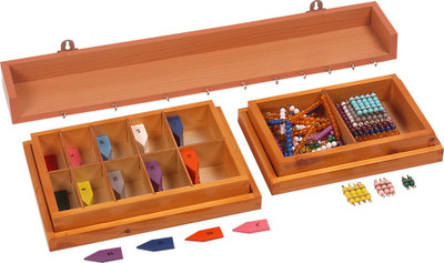 

Kidken Montessori Decimal Fraction Material(Multicolor)