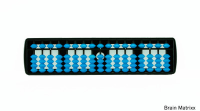 Brain Matrixx 17 Rods Student Abacus(Blue)