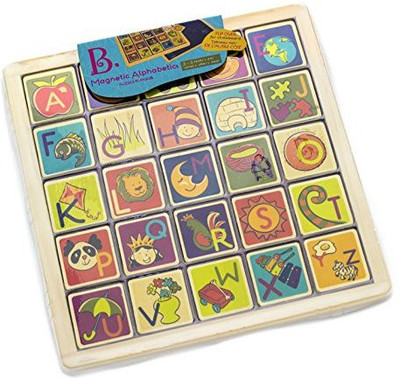 

B. Toys Magnetic Alphabetic Puzzle Plank(Multicolor)
