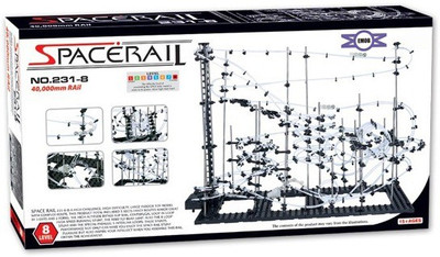 

Emob SpaceRail Marble Roller Coaster with Steel Balls 40000 mm Long Never Ending RollerCoaster Learning Educational Game 231- Level 8(Multicolor)