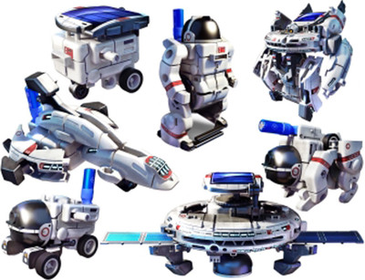

Cute Sunlight 7 in 1 Solar Space Fleet(White)