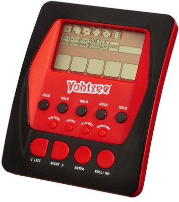 Hasbro Yahtzee Handheld Digital Game(Red) Hasbro Yahtzee Handheld Digital Game(Red)