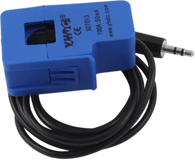 

Robodo Non-Invasive AC Current Sensor Split Core Current Transformer Switching Type Current Transformer SCT-013-000 YHDC 100A(Blue)