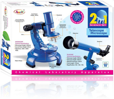 

Annie 2 in 1 Science set (Telescope & Microscope)(Blue)