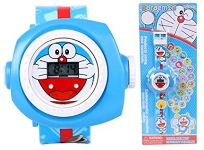 

R & M ENTERPRISES Doraemon 24 Images Protector watch(Blue)