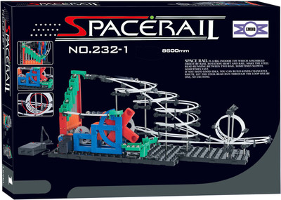 

Emob SpaceRail with steel 8600 mm long balls endless game rollercoaster learning Educational Level 1 232(Multicolor)