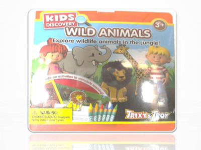 

Trixy Troy Iken Starter Case-Wild Animals(Multicolor)