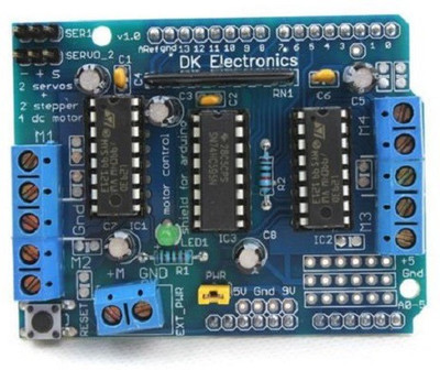 

xcluma L293D MOTOR DRIVER SHIELD for ARDUINO AND OTHERS BE0112(Blue)
