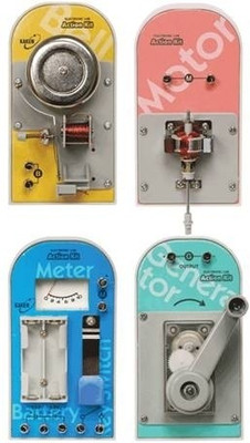 

Elenco Maxitronix 4-in-1 Action Science Kit Lab(Multicolor)