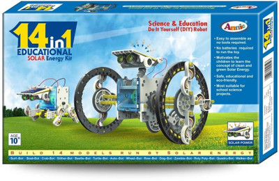 

Annie 14 in 1 Educational Solar Robot Diy Kit(Multicolor)