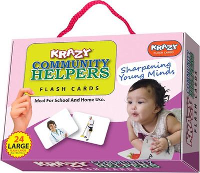 

Krazy Krazy Community Helpers flash cards(Multicolor)