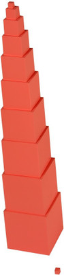 

Kidken Montessori Pink Tower(Pink)