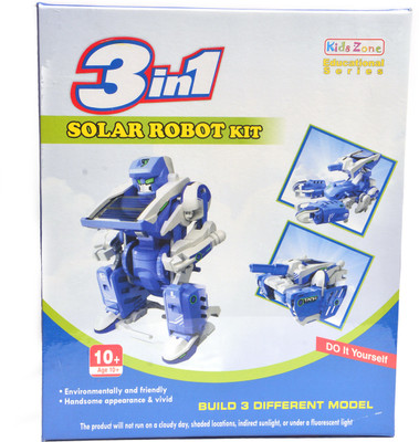 

KKD (Kids Zone) 3 in 1 Solar Robot Kit(Multicolor)