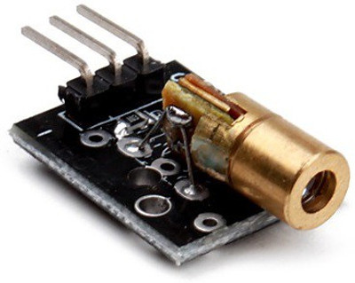 

Robodo Laser Module 650nm 6mm 5V 5mW Red Laser Diode with PCB(Red)