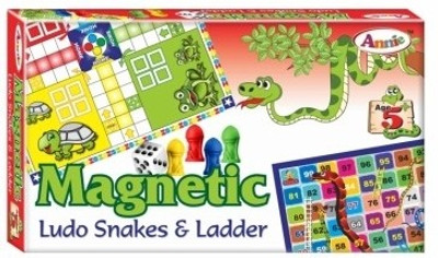 

Annie Annie Magnetic Ludo Snakes & Ladder(Multicolor)