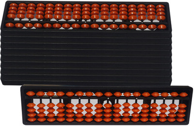 Sae Fashions 17 ROD ORANGE ABACUS KIT SET OF 10(Orange)