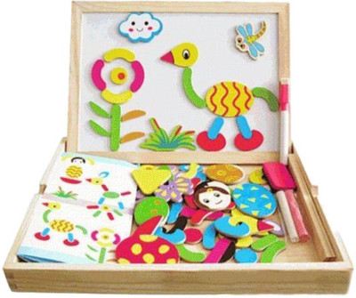 

Instabuyz MULTICOLOR WOODEN DRAWING EASEL(Multicolor)