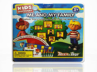 

Trixy Troy Iken Starter Case-Me And My Family(Green, Blue)