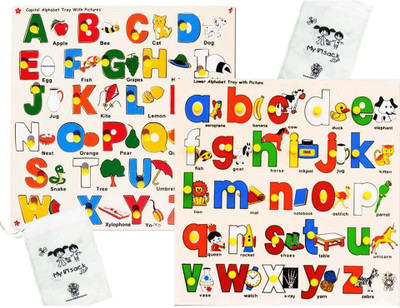 

Skillofun CAPITAL ALPHABET WITH PICTURES + LOWER ALPHABET WITH PICTURES(Multicolor)