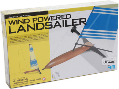 

4M Science in Action Wind Powered Landsailer(Multicolor)