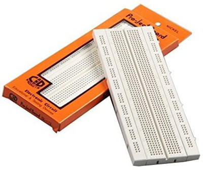 

Adraxx 840 Points Solderless Breadboard for Prototyping for DIY(White)