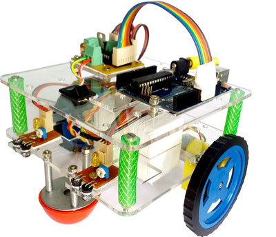 

Global Traders Multipurpose Line Follower Robot including Arduino(Multicolor)