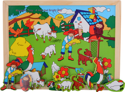 

Skillofun Magnetic Twin Play Tray-Bright and Sunny Day(Multicolor)