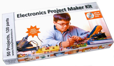 DP Enterprise Electronics Project Maker Kit 50 in 1(White)