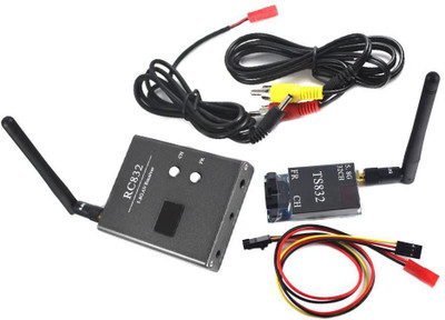 

Rotobotix FPV KIT TS832 Transmitter + RC832 Receiver + 4.3 inch DISPLAY + MINI CAMERA(Multicolor)