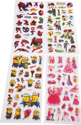 Priyankish Frozen Smiley Combo Stickers(Multicolor)