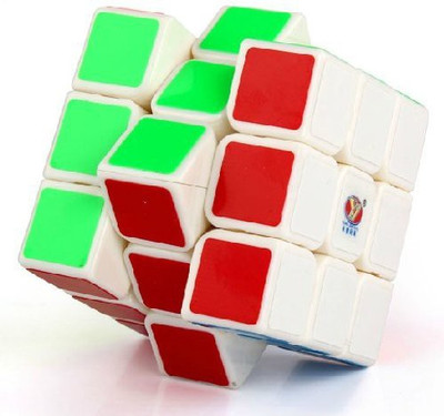 

YJ MoYu New Chilong 3X3X3 Speed Cube Puzzle Smooth 3X3(White)