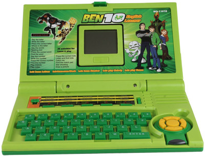 

kts khalsa toys and sales 20 Activities Ben 10 English Learner Kids Educational Laptop(Multicolor)