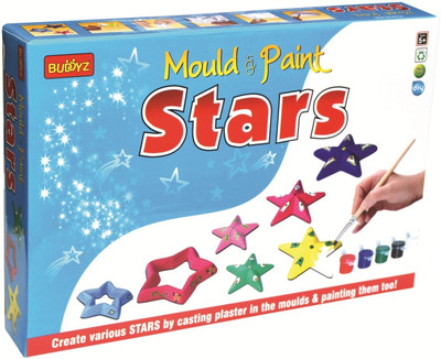 

Buddyz Mould & Paint Do-it-Yourself Stars for Kids(Multicolor)