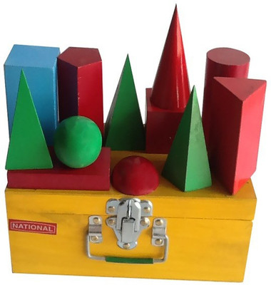 

NSAW Geometrical Figures - Set of 12 Objects(Multicolor)