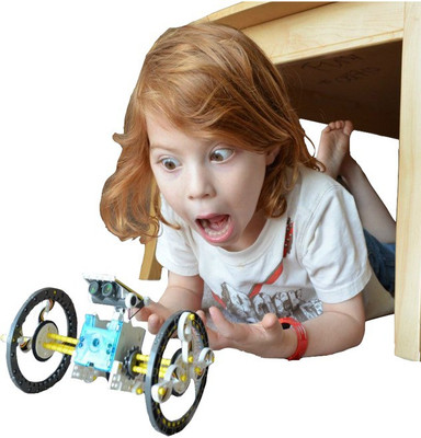 

Ditu & Kritu 14 In 1 Educational Solar Robot Kit (Multicolor)