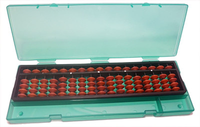 

Sae Fashions Brown 17 Rod Abacus Kit With Box(Black)