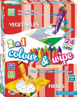 

Ekta Ekta Colour & Wipe Vegetables And Fruits(Multicolor)