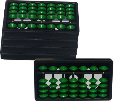 

Sae Fashions 7 ROD GREEN ABACUS KIT SET OF 5(Green)
