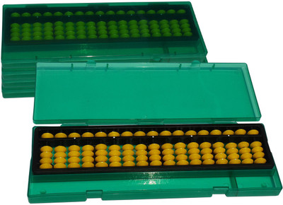 

Sae Fashions 17 ROD YELLOW ABACUS KIT WITH BOX SET OF 5(Yellow)