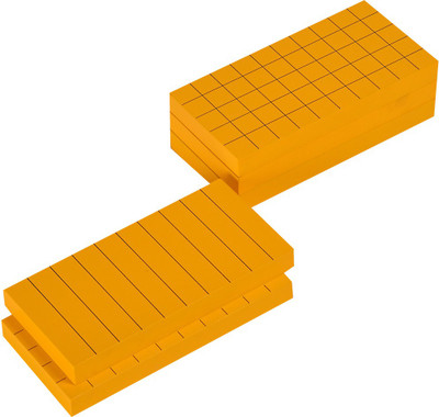 

Kidken Montessori Yellow Prisms(Multicolor)