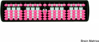 

Brain Matrixx 17 Rods Student Abacus(Pink)